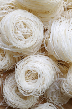 Bún gạo khô loại cục cuộn tròn