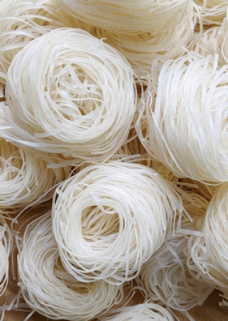 Bún gạo khô loại cục cuộn tròn